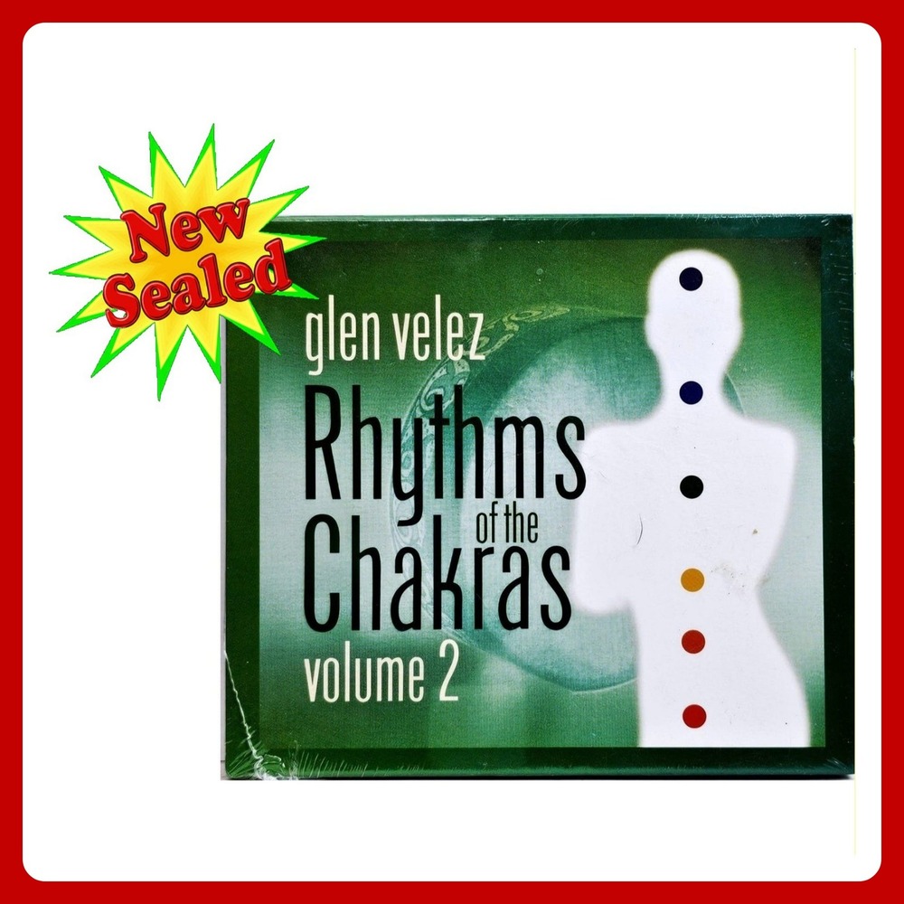 Glen Velez Rhythms Of The Chakras Volume 2 New‎ Age Percussion Sealed Music CD